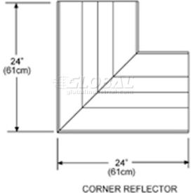 SunStar Corner Reflector For Straight & U Shaped Infrared Heaters 43342000