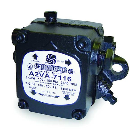 Oil Burner Pump, 3450 rpm, 3gph, 100-150psi MPN:PF203N2GU