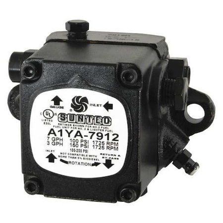 Oil Burner Pump, 1725 rpm, 3gph, 100-150psi MPN:PF205N2GU