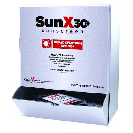 Sunscreen, 1/4 oz Pouch, SPF 30, PK25 MPN:18-325