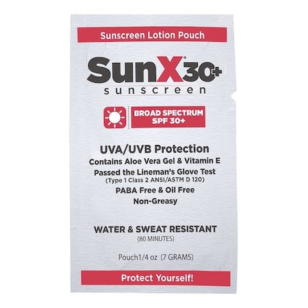 Sunscreen Packet, 7g, SPF30, PK300 MPN:18-399
