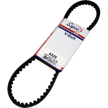 Molded Cogged V Belt, AX29 MPN:AX29