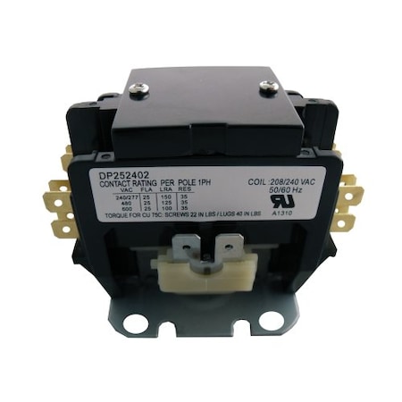 Contactor, 25A, 240V, 2 Pole MPN:DP252402