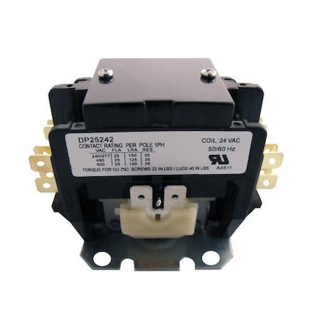 Contactor, 25A, 24V, 2 Pole MPN:DP25242