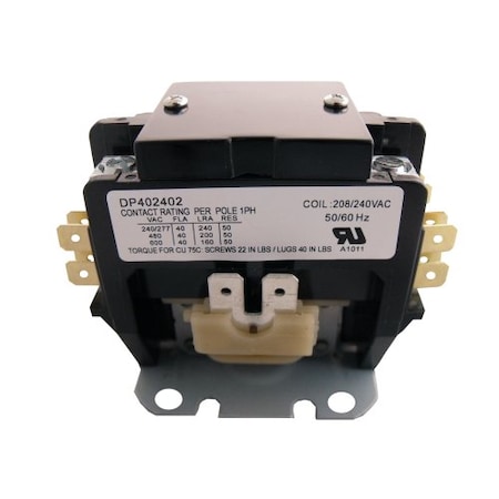 Contactor, 40A, 240V, 2 Pole MPN:DP402402