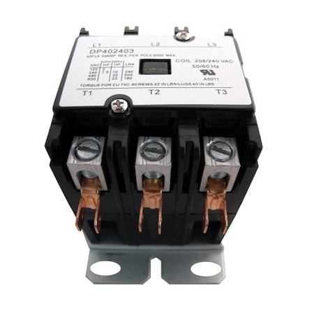 Contactor, 40A, 240V, 3 Pole MPN:DP402403