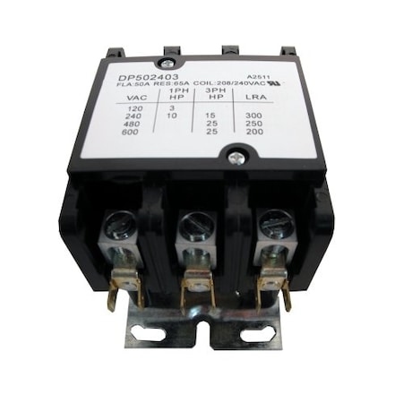Contactor, 50A, 240V, 3 Pole MPN:DP502403