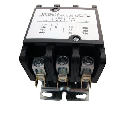 Contactor, 60A, 24V, 3 Pole MPN:DP60243