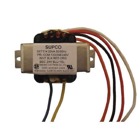 Transformer, 20VA, 120/208/240VAC MPN:SXT114