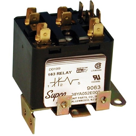 Potential Relay, SPST, 168V AC Coil MPN:9063