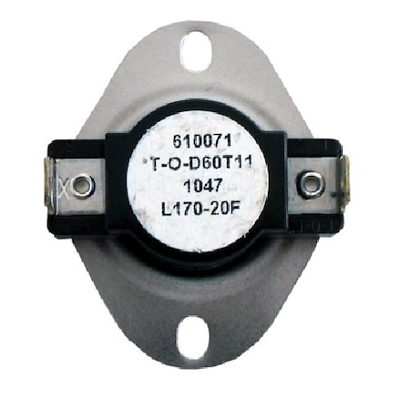 Temperature Limit Controller, SPST, Auto MPN:L170
