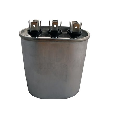 Oval Dual Run Capacitor, CD15+5X440 MPN:CD15+5X440