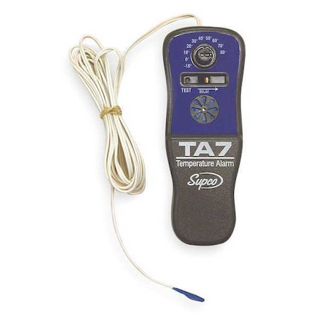 Temp. Alarm, -10 to 80F, Battery Operated MPN:TA-7