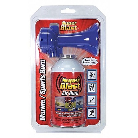 Super Blast, Non-Flamm, Air Horn, 8 oz. MPN:SB8-018-016