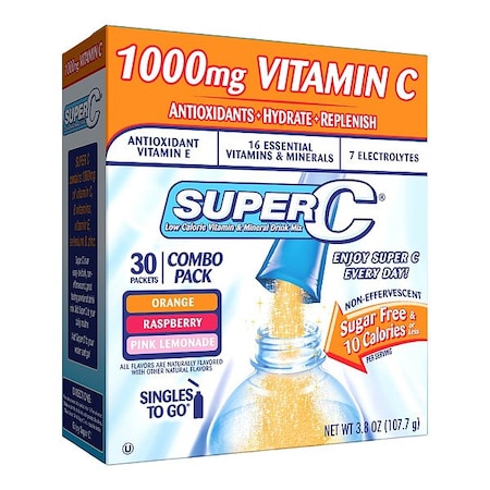 Super C, Immunity Variety Powder, 30PK MPN:32330