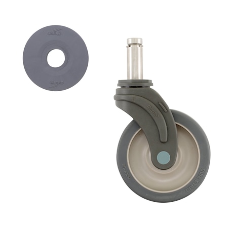 Stem Caster, Polymer and SS, 5 MPN:5PSTE