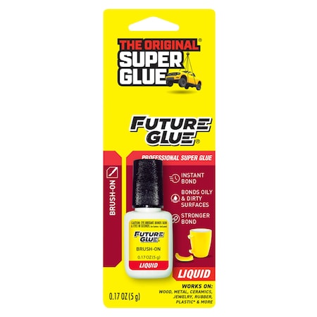 Instant Adhesive, Future Glue Series, Clear, 0.17 oz, Bottle MPN:15111
