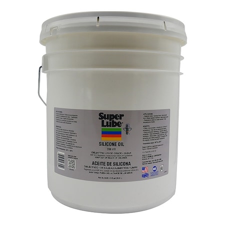 5 gal Pail, Silicone Oil, 350 ISO Viscosity MPN:56305