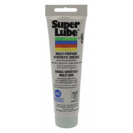 Multi-Purpose Synthetic Grease, 3 oz Tube, H1 Food Grade, NLGI 2 MPN:21030