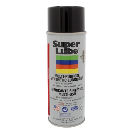 Multipurpose Synthetic Grease, PTFE, H1 Food Grade, 11 oz, Aerosol Can MPN:31110