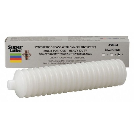 Multipurpose Grease, 450 mL, Cartridge, Synthetic Base, 450 Degrees F Max Op Temp, White MPN:41580