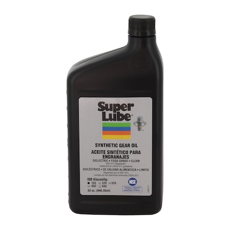 1 qt. Gear Oil Bottle, 150 ISO Viscosity, 85W SAE, Translucent Clear MPN:54100