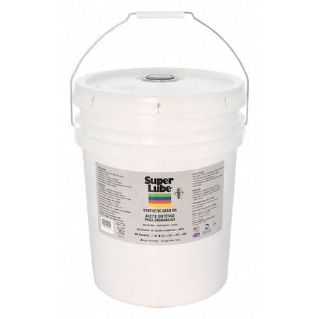 5 gal. Gear Oil Pail, 220 ISO Viscosity, 90 SAE, Translucent Clear MPN:54205