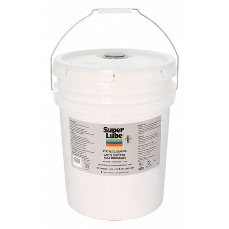 5 gal. Gear Oil Pail, 320 ISO Viscosity, 90 SAE, Translucent Clear MPN:54305