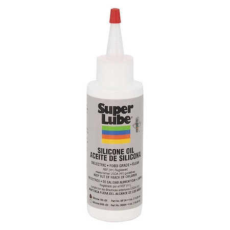 4 oz. Silicone Oil Bottle, ISO Viscosity, Silicone MPN:56104