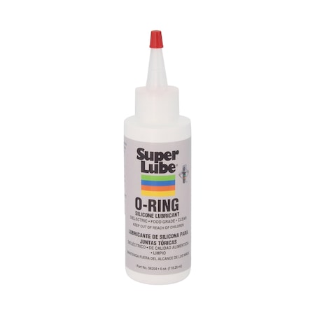 General Purpose Lubricant, 4 oz, Bottle, Silicone Base, 392 Degrees F Max Op Temp, Colorless MPN:56204