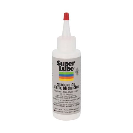 4 oz. Silicone Oil Bottle, ISO Viscosity, Silicone MPN:56504