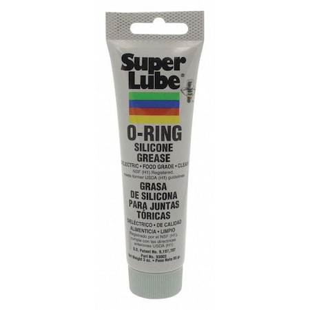 Multipurpose Silicone Grease, H1 Food Grade, NLGI Grade 2, 3 Oz. Tube MPN:93003