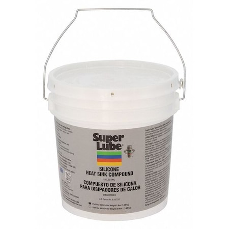 Grease, 5 lb, Pail, Silicone Base, 500 Degrees F Max Op Temp, White MPN:98050
