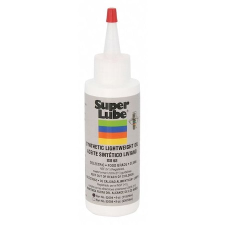 4 Oz Bottle Super Lube Lightweight Oil MPN:52004
