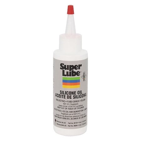 4 Oz Bottle Super Lube Silicone Oil 100 Cst MPN:56104