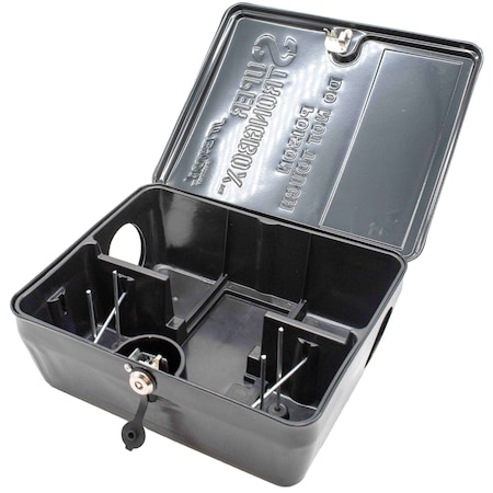 Bait Station, Black Steel, PK6 MPN:912-BK
