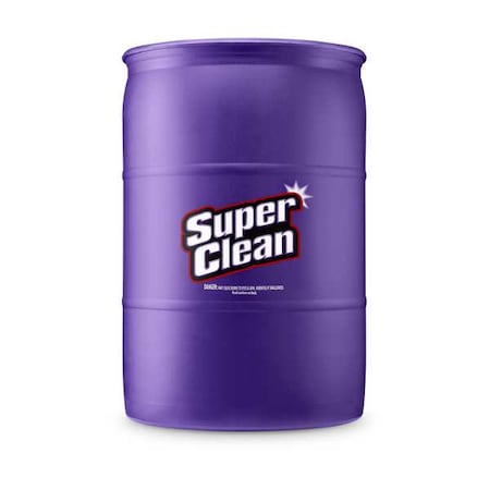 SUPERCLEAN Cleaner/Degreaser, 30 gal Drum, Ready To Use, Water Based MPN:100726