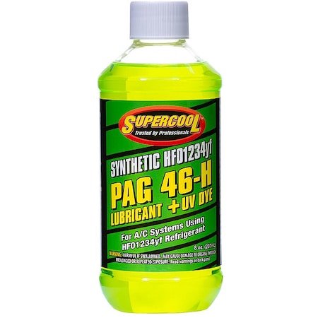 AC Refrigerants and Lubricant, 8 oz, Green MPN:27262D