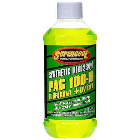 AC Refrigerants and Lubricant, 8 oz, Green MPN:38589D