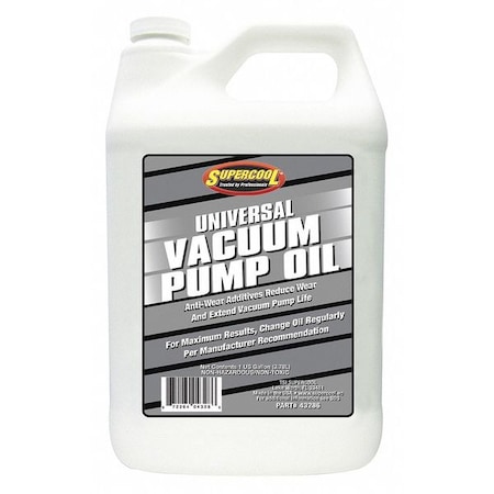 Vacuum Pump Oil, Yellow, 1 Gal. MPN:43286