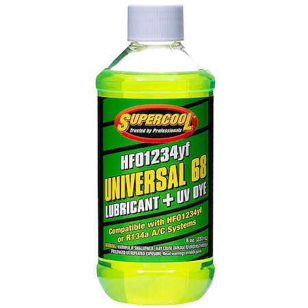 AC Refrigerants and Lubricant, 8 oz, Green MPN:48663-8D