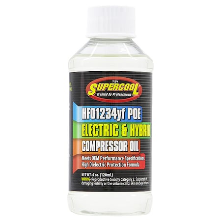 AC Refrigerants and Lubricant, 4 oz, Clear MPN:64861