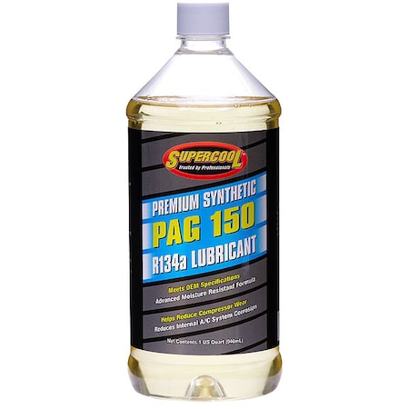 A/C Compressor PAG Lubricant Plastic Bottle Red/Yellow Tint, 1 PK MPN:P150-32