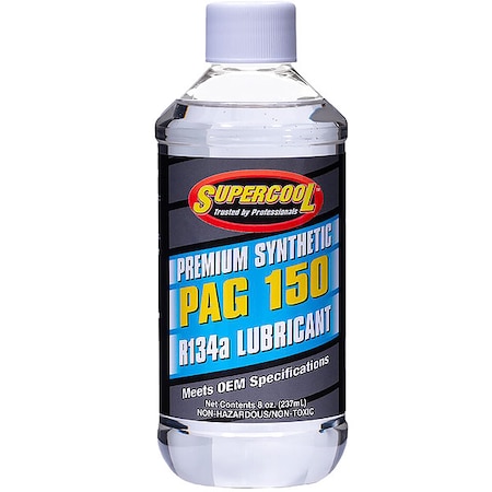 A/C Compressor PAG Lubricant, 8 oz, Bottle, Yellow MPN:P150-8