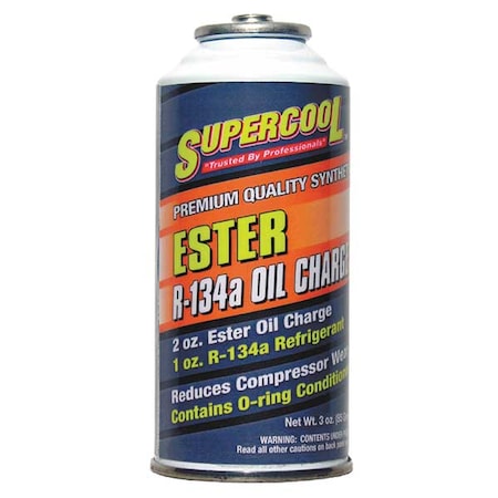 A/C 134a Charge and Ester Lubricant Can Yellow/Green Tint, 1 PK MPN:16600