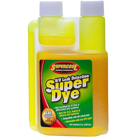 UV Leak Detection Dye, Green, Size 8 oz. MPN:22816