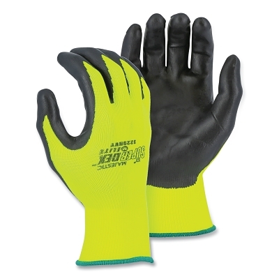 Foam Nitrile Palm Black/Hv Yellow M MPN:3229HVY/M