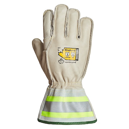 Leather Gloves, Cowhide, Safety Cuff, Wing Thumb, Tan, S, 1 PR MPN:365DLX2KG-S