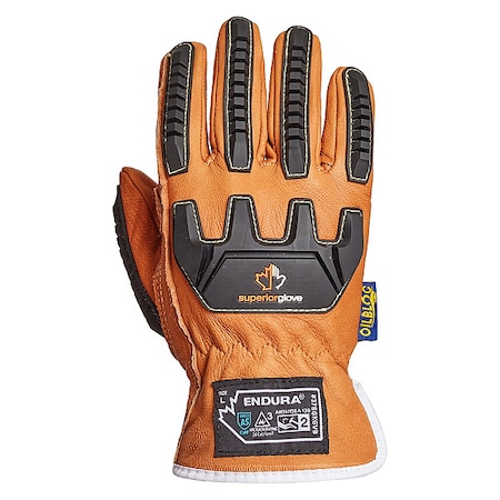 Leather Drivers Gloves, Goatskin, Shirred Slip-On, Keystone Thumb, Brown / Brown, 2XL 1 PR MPN:378GKGVB-2XL