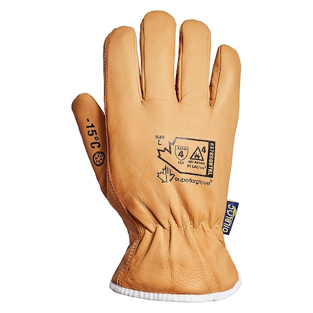 Goat-Grain Arc-Flash Driver Glove, Cut Level A4, M (8) 1 PR MPN:378GOBTKL-M